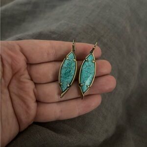 Kendra Scott turquoise earrings